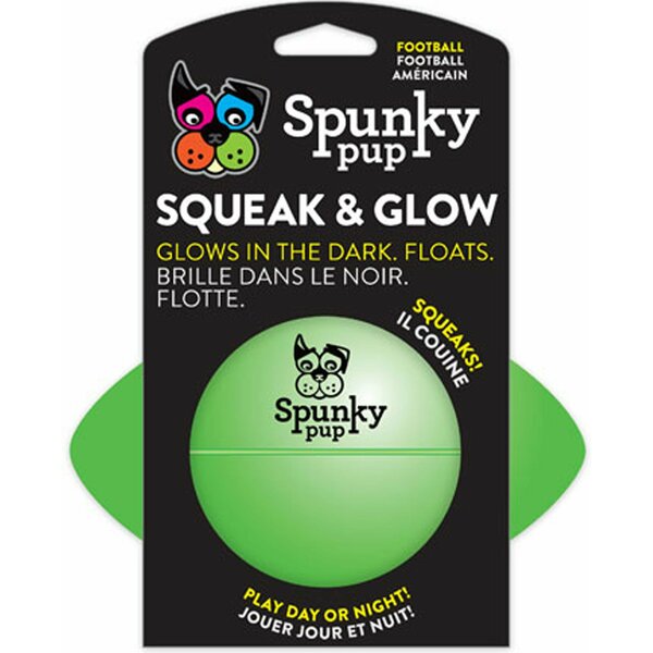 Spunky Pup SQUEAK/GLOW FOOTBALL 1962